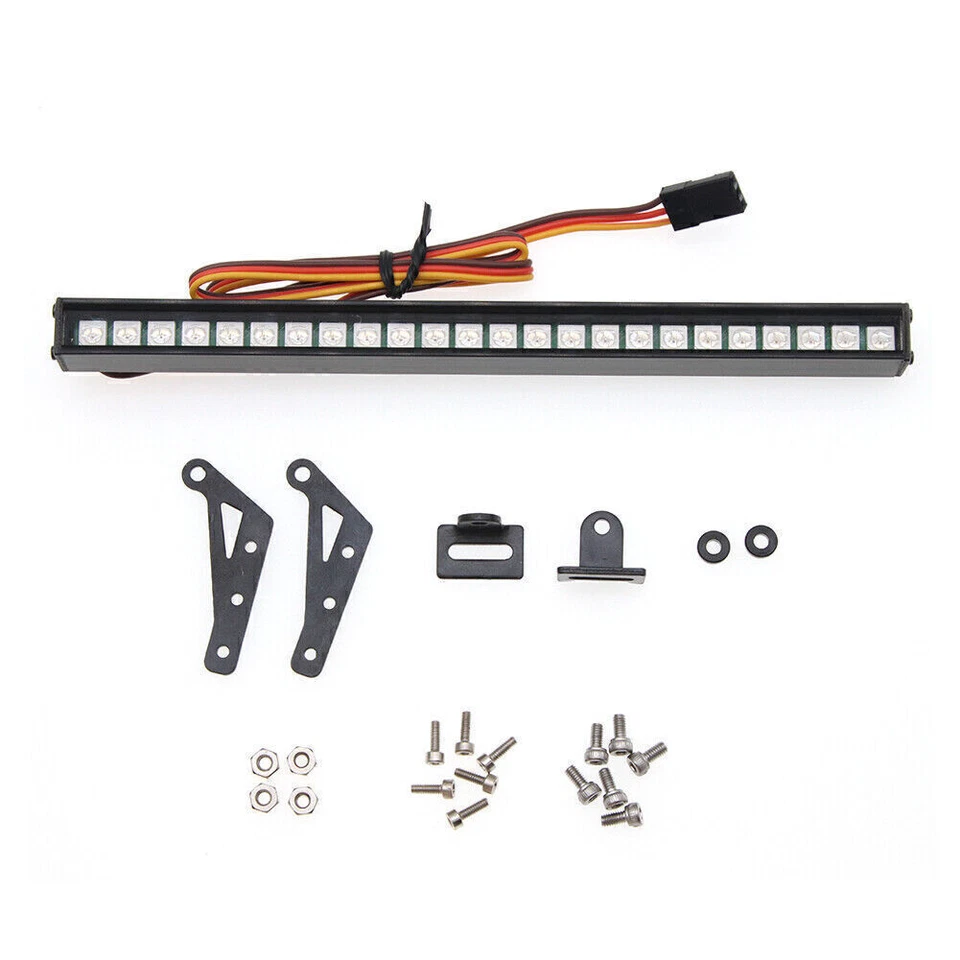 XN 24 LED Light Lamp Roof Bar Switch for 1/10 RC Crawler Car Traxxas TRX4 90046 - Image 3 of 4