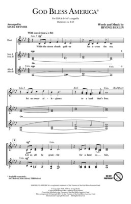 God Bless America  Festival Choral SSAA Divisi a cappella Irving