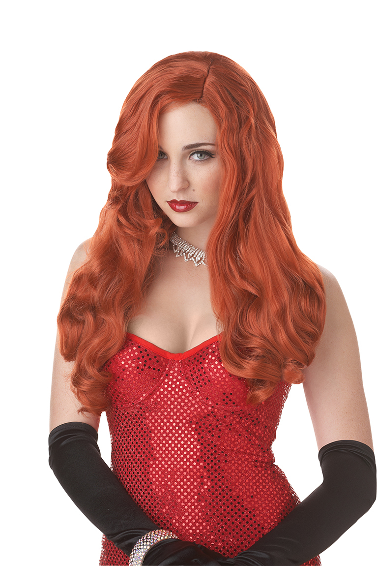 Jessica Rabbit Red Halloween dressup WIG *NEW*