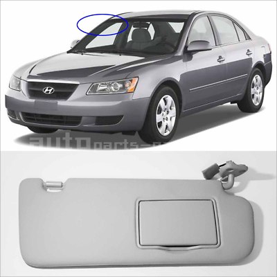 Genuine Hyundai Sun Visor – Right Side Gray For NF Sonata 2006-2010 (852023K400QS)