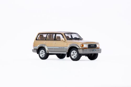 Masdi 1:64 Gold Land Cruiser LC80 1994 modellino fuoristrada vintage auto metallo pressofuso - Foto 11 di 15