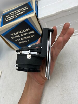 TOPCON SLIDE-COPYING アタッチメント　未使用 Boxed Topcon Slide Copying Attachment Model II For Topcon Cameras