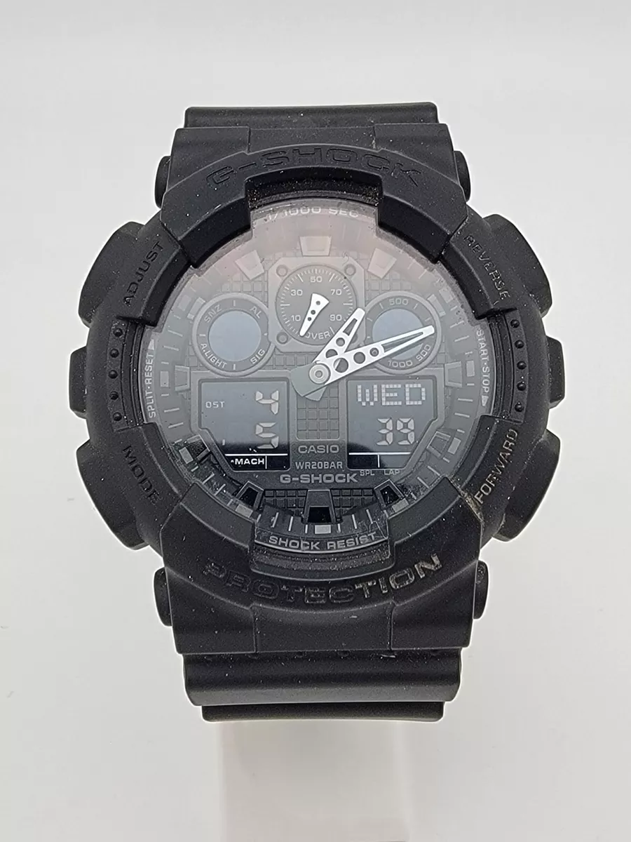 Casio G-Shock 5081 GA-100 Analog Digital Black Quartz Men's Wrist 