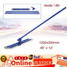Blue Bull Float Concrete Float 48 x 12 Concrete Tool Trowel 3 Handle 1.8M Finish