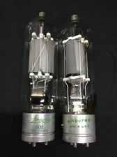 GREAT PAIR AMPEREX 805 VT 143 Amplifier Vintage VACUUM TUBES Tested ! V.8969