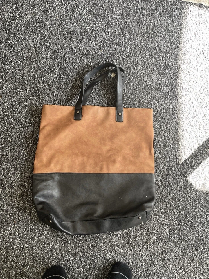 Brown and black tote bag - Image 1 of 4
