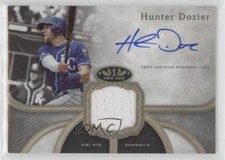 2020 Topps Tier One Tier One Relics 2/60 Hunter Dozier #T1AR-HD Auto 03xg