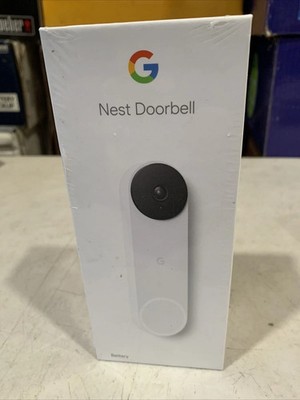 Google Nest GA01318-GB Kabellose Video Batteriebetriebene Türklingel - Weiß