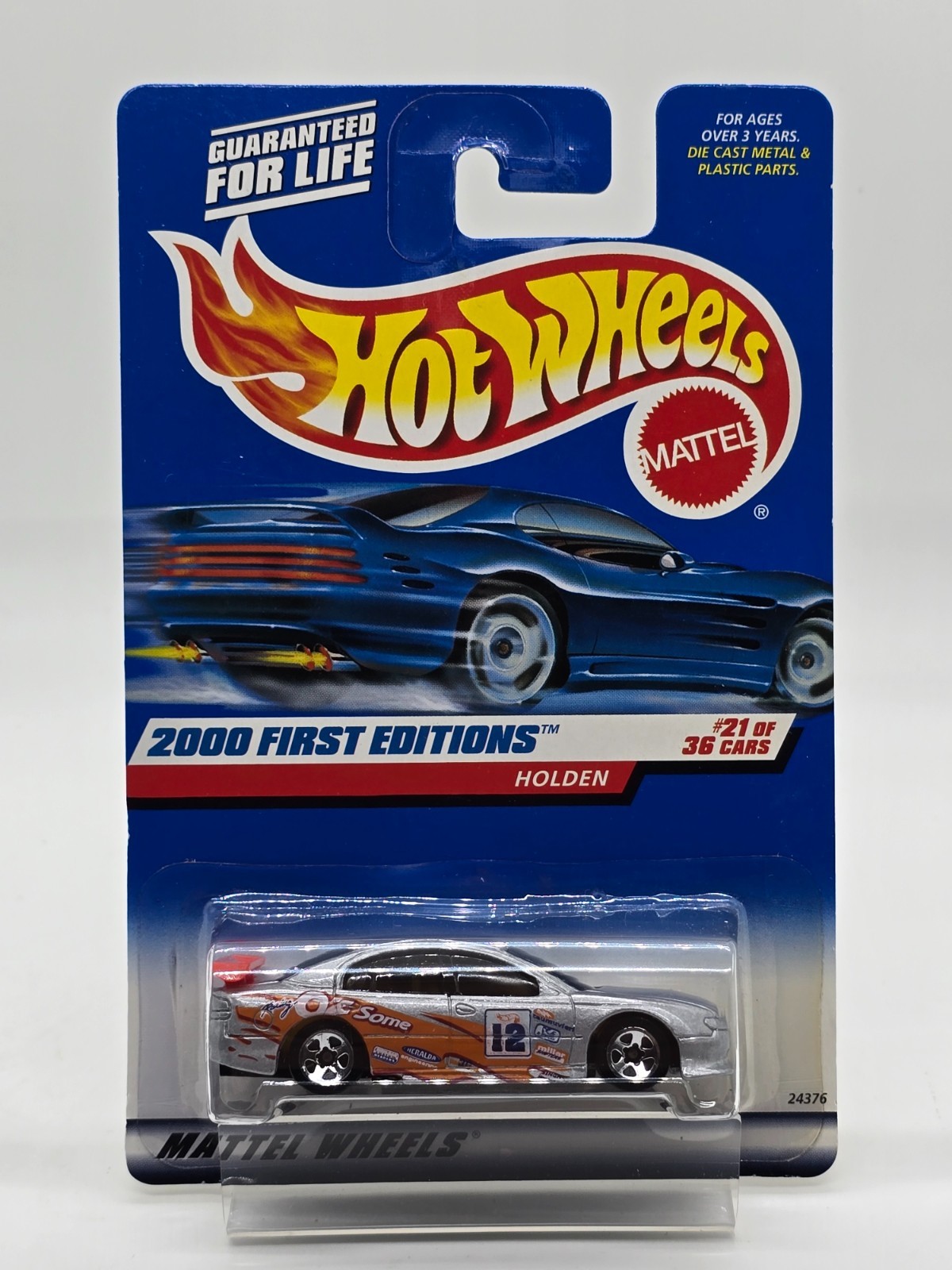Hot Wheels Holden #081 Gray 2000 First Editions #21 of 36 Cars SS Commodore VT