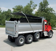 Complete Electric Aluminum 4-Spring Dump Truck Tarp System with 8' x 14' Mesh...