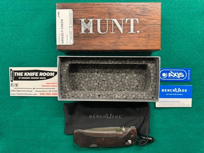 BENCHMADE 15060-2 GRIZZLY CREEK FOLDER, S30V, BOXED, MINT (956)