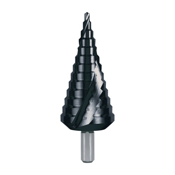 Ruko Stufenbohrer Hss-Tialn Spiralgenutet Mit Kreuzanschliff GrößE Nr. 5-image