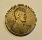 1909s Lincoln Wheat Cent-Key Date-Scarce Rare Very Fine Condition-FREE SHIPPING!