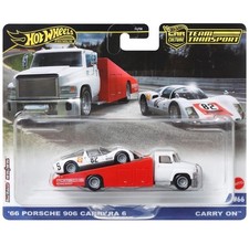 Hot Wheels Team Transport - ‘66 Porsche 906 Carrera 6 & Carry On Truck - #66