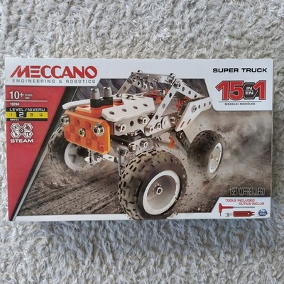 Meccano 15-in-1 Super Truck 19204  Baukasten Bausatz Modelbausatz NEU & OVP