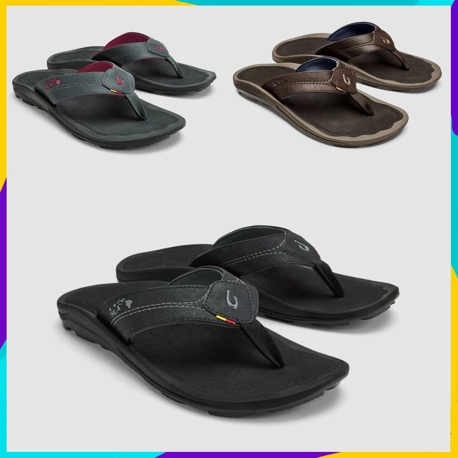 OluKai Rubber Sandals for Men display picture 1