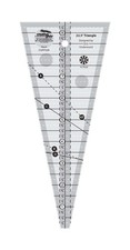 Creative Grids 22-1/2 Degree Triangle Ruler– CGRT225 – Made in USA, 4-1/4in x