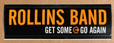 Rollins Band [Henry Rollins] - Get Some Go Again RARE promotional sticker