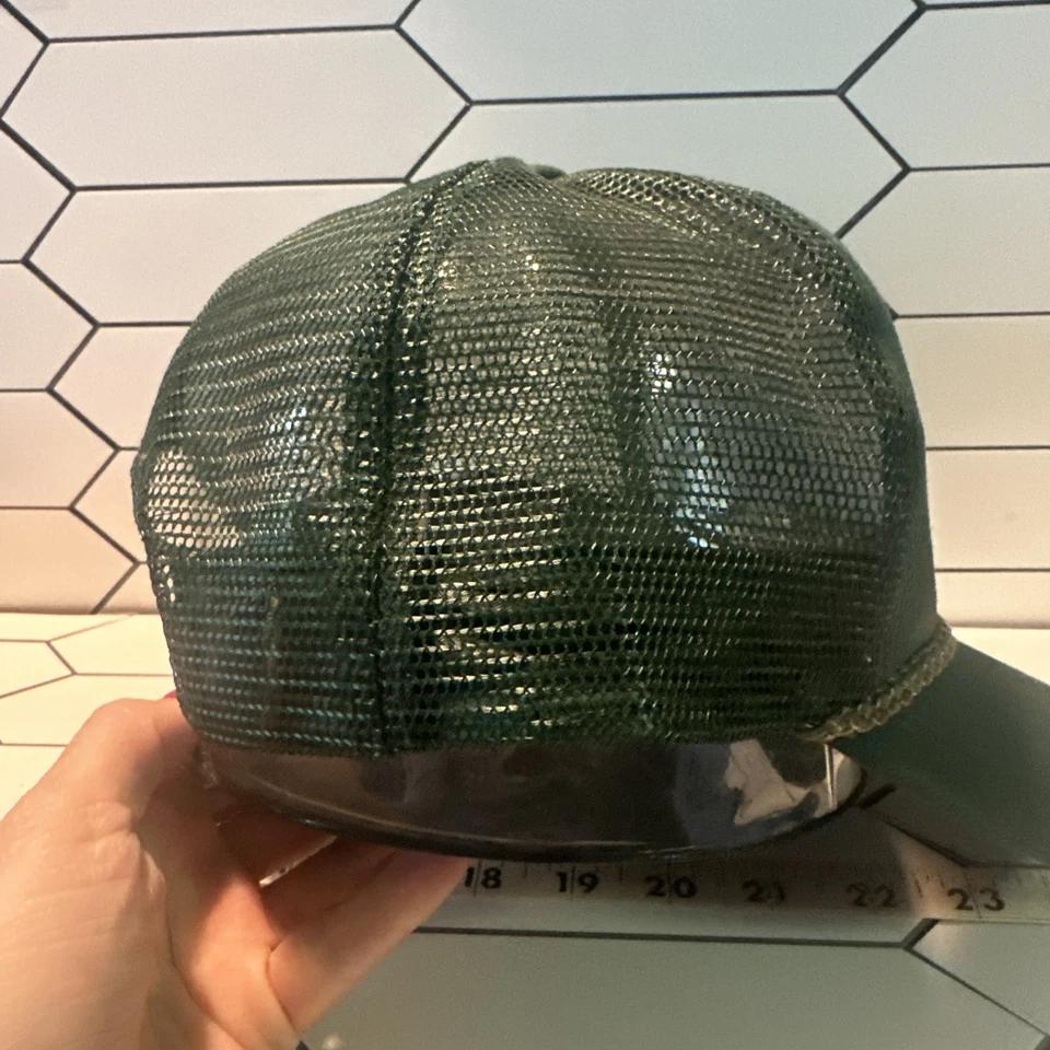 Cobra Allison Trucking Seminole Oklahoma Ok Trucker Hat Green Rare HTF Vintage - Image 4 of 4