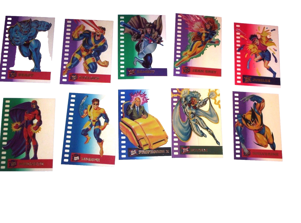 1995 FLEER ULTRA X-MEN SUSPENDED ANIMATION INSERT 10 CARD SET