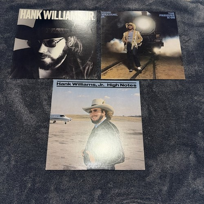 #ad #ad 3 VTG Hank Williams Jr. The Pressure is On 19811979 1983 All 3 super nice $35.00