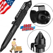 Tactical Pen Self Defense Writing Tool Glass Breaker Tungsten Steel Ballpoint