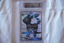 POKEMON 2019 Sun And Moon Hidden Fates Shiny Vault Umbreon GX UR BGS 9