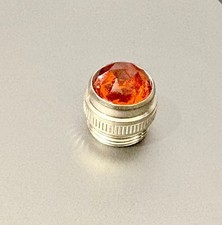 Vintage Amber Clear Curved Old Lens Dash Panel Light Dialco
