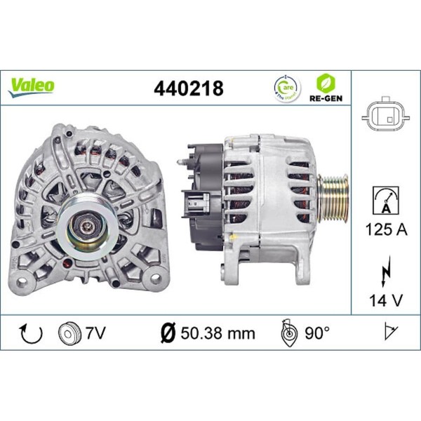 Generator Valeo 440218 FüR Renault Megane III Grandtour ScéNic-image
