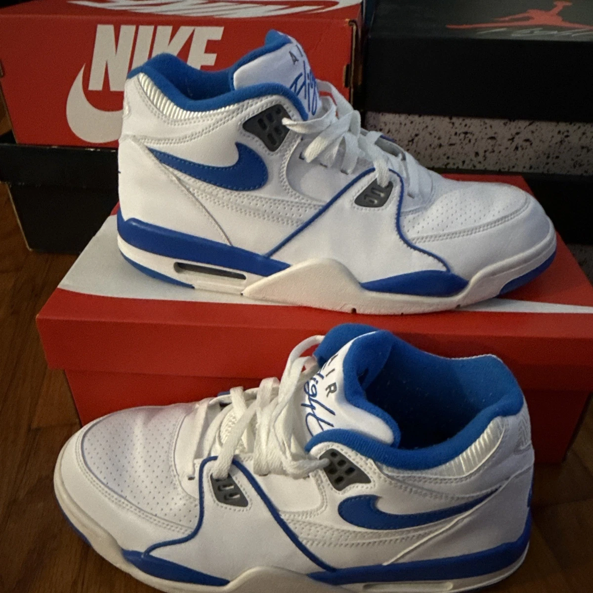 Nike Air Flight 89 White Cool Grey for Sale | Authenticity