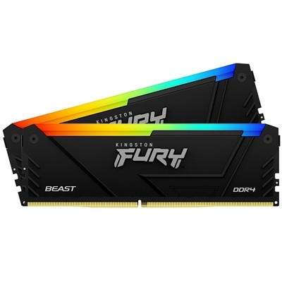 Kingston Fury Beast 16Gb 3600Mhz 2X8gb Ddr4 Cl17 Dimm Rgb Systemspeicher