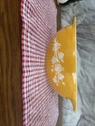 Vintage Pyrex Butterfly Gold 444 Large Cinderella Bowl 4 Liter Mixing Bowl 13”