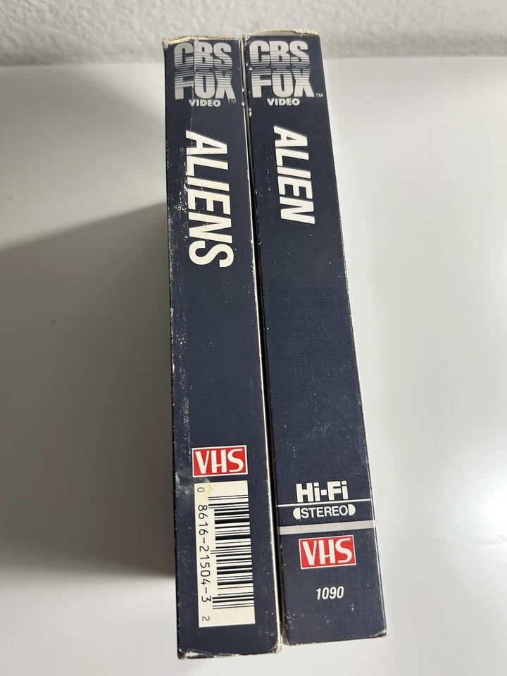 Alien & Aliens VHS 1986 Sci-Fi Thriller Original Releases Video Lot (2) - READ - Image 4 of 4