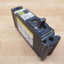 Square D FAL14100 Circuit Breaker, 1 Pole, 120V, 100A - USED