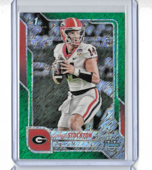 2025 Bowman Chrome U Gunner Stockton Green Shimmer Refractor 03/99 #131