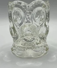 Vintage Moon & Stars✨Glass Toothpick Holder Matches LE Smith MCM Retro 70s