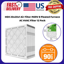 HDX 20x20x1 Air Filter MERV 8 Pleated Furnace...