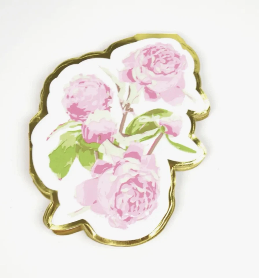8 Oak Lane Peonies Paper Napkins