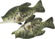 River's Edge Products Crappie Fish Sandals Slip Resistant Contoured Foot Bed-L