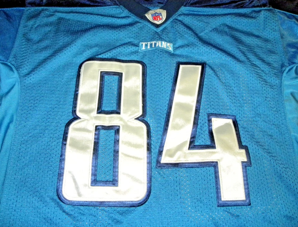 Randy Moss #84 Tennessee Titans Reebok NFL OnField Jersey Sz 48-Rare Short Stint - Image 3 of 4