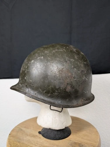 M1 Helmet Shell Front Seam Swivel Bale FSSB US Military Vintage WWII