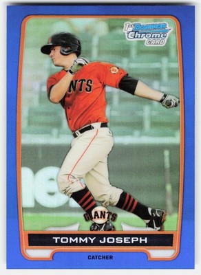2012 Bowman Chrome Blue Refractors Tommy Joseph #BCP100 Giants /250