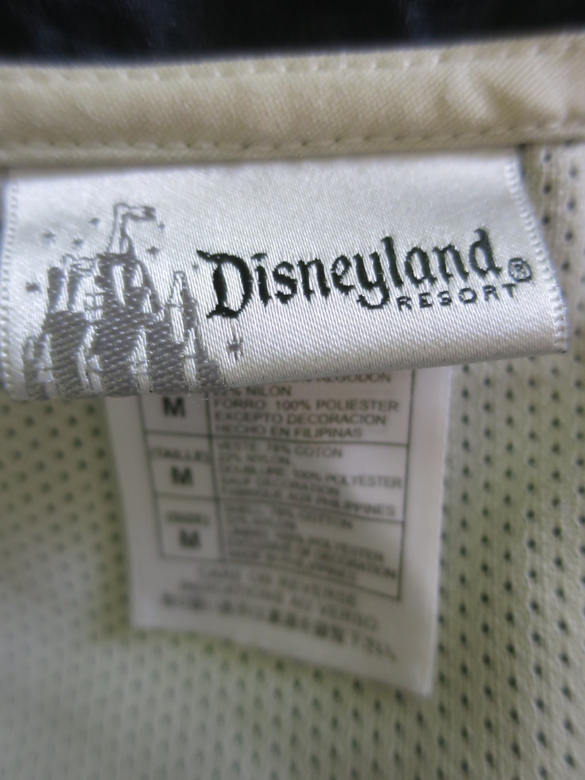 Disneyland Resort 55 Navy  Blue Track  Med Jacket Windbreaker Sm Pants Lot of 3 image 4