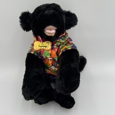 Build A Bear Workshop Sammy Black Dog Plush 17