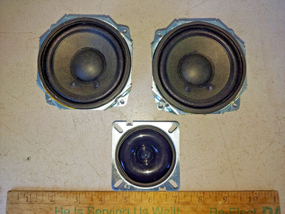 26HH24 SPEAKERS FROM PANASONIC, SOUND GREAT: (2) 8P184A, (1