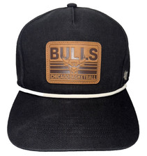 Chicago Bulls Men's Hat Strapback NBA Basketball Black Cap New