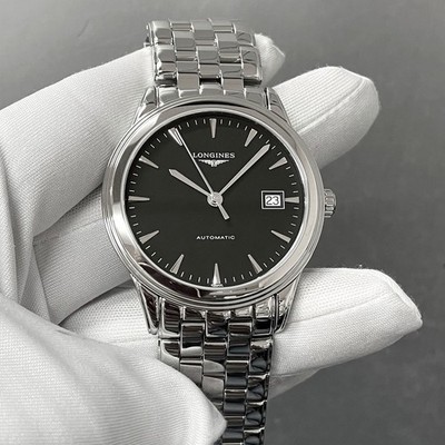 LeNgoc Longines Flagship Automatic 38mm Black Dial SS Men's Watch L4