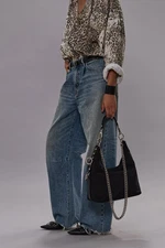 NWT ~ R13 Wayne Articulated Knee Jeans in Dawson Blue Size 26