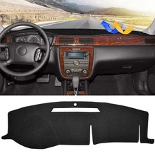 Fits 2006-2013 Chevy Impala Non-slip Dashboard Mat Dash Sun Cover Dashmat Black