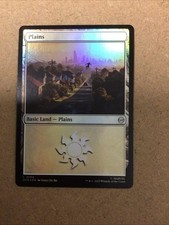 Plains Basic Land Foil Magic The Gathering TCG Marvel's Spider-Man 194